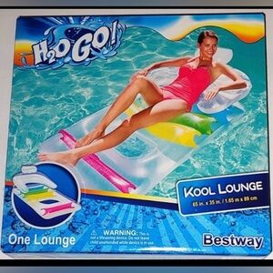 H2O Go Bestway Air Kool Lounge Chair Mat  Pool Water Float Toy